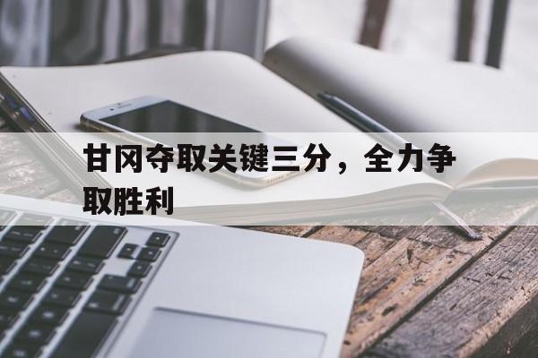 开云体育登录-甘冈夺取关键三分，全力争取胜利的简单介绍