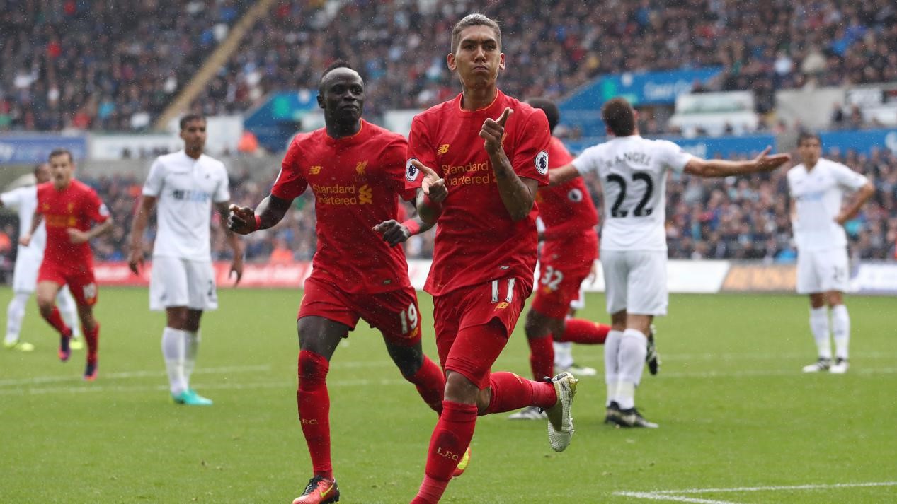 利物浦主场战胜斯旺西